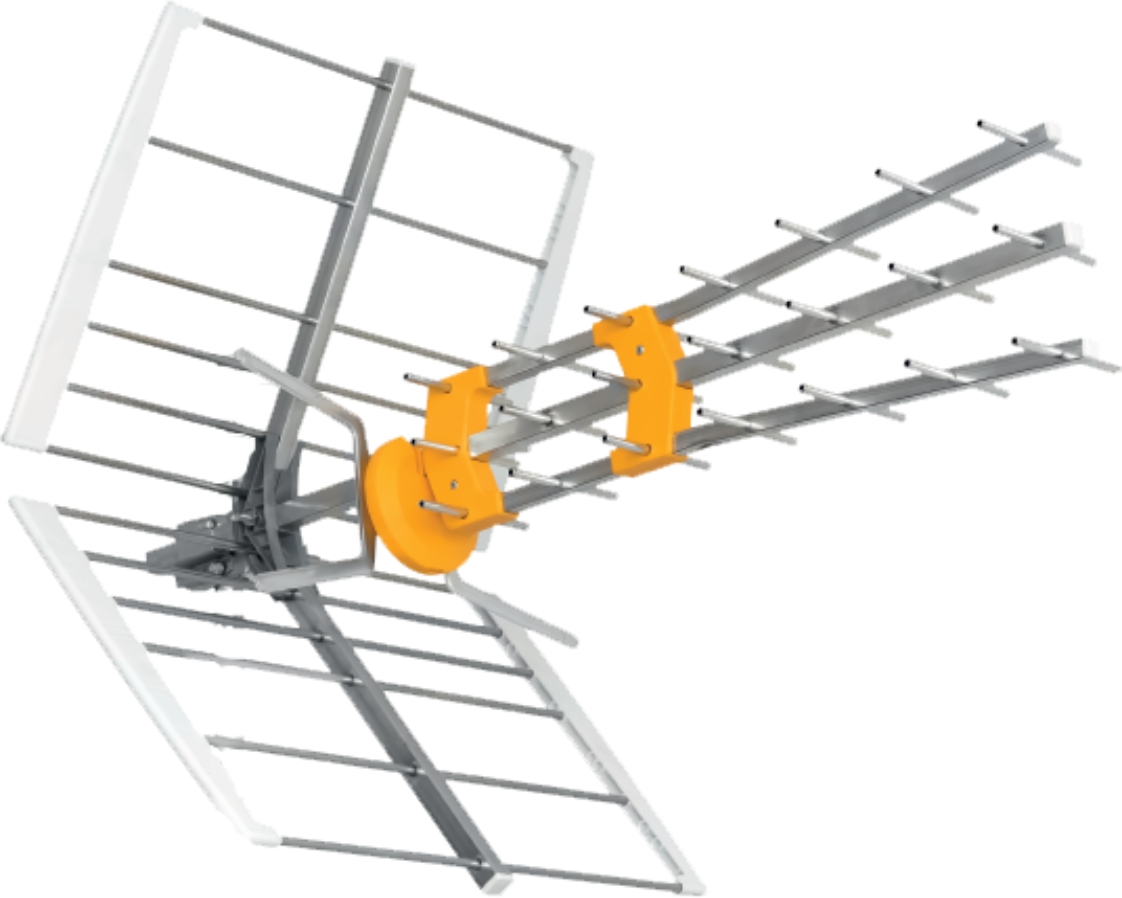 UHF-antenni E21-48, passiivi/aktiivi G=17/39dB, LTE700