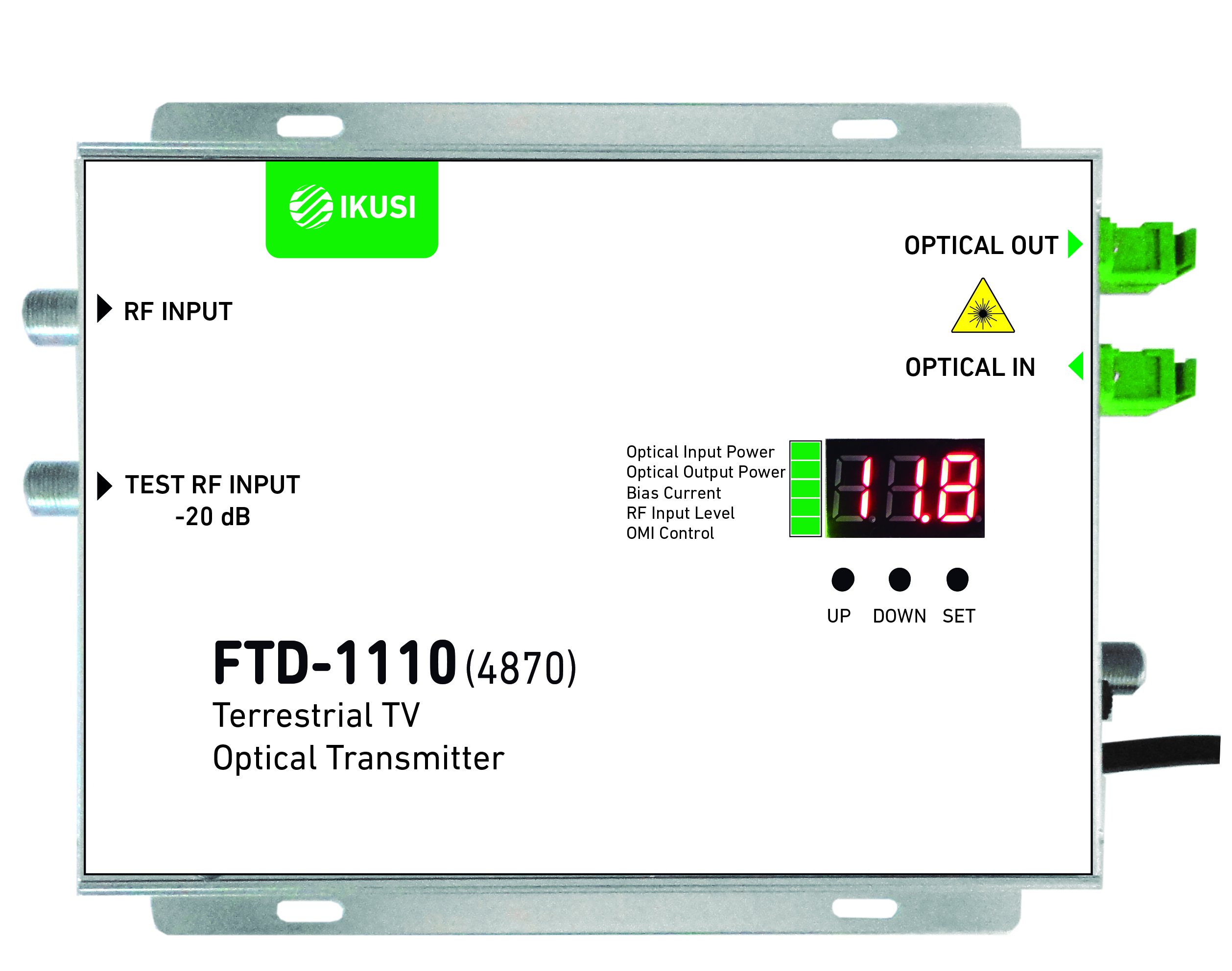 Optinen lähetin 10mW (10dBm) 1550nm