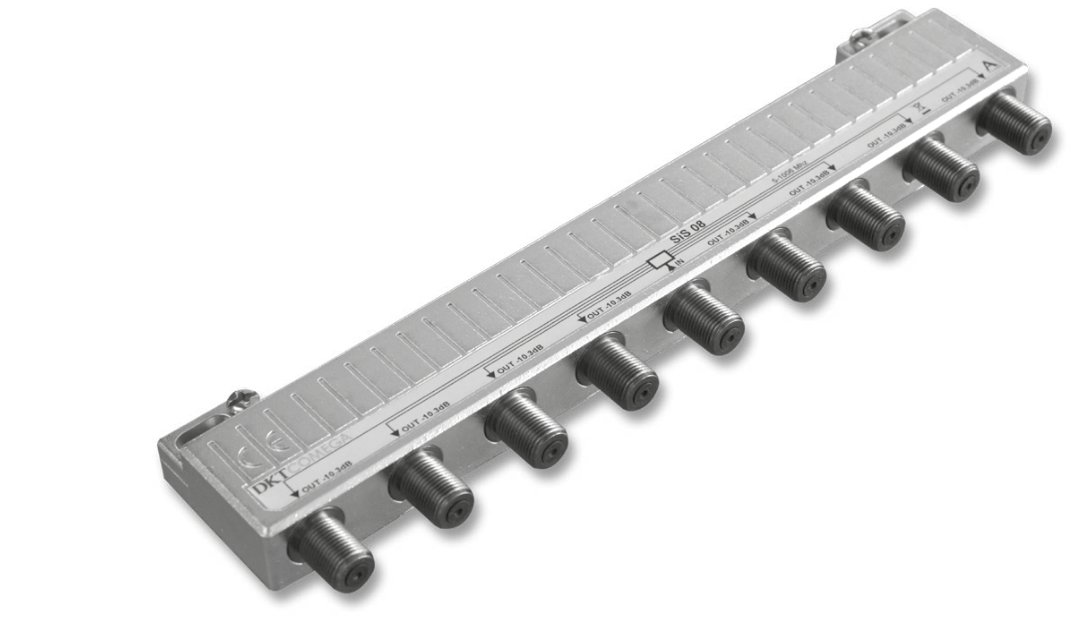 Jaotin 8:aan 10,3dB, 5-1300MHz