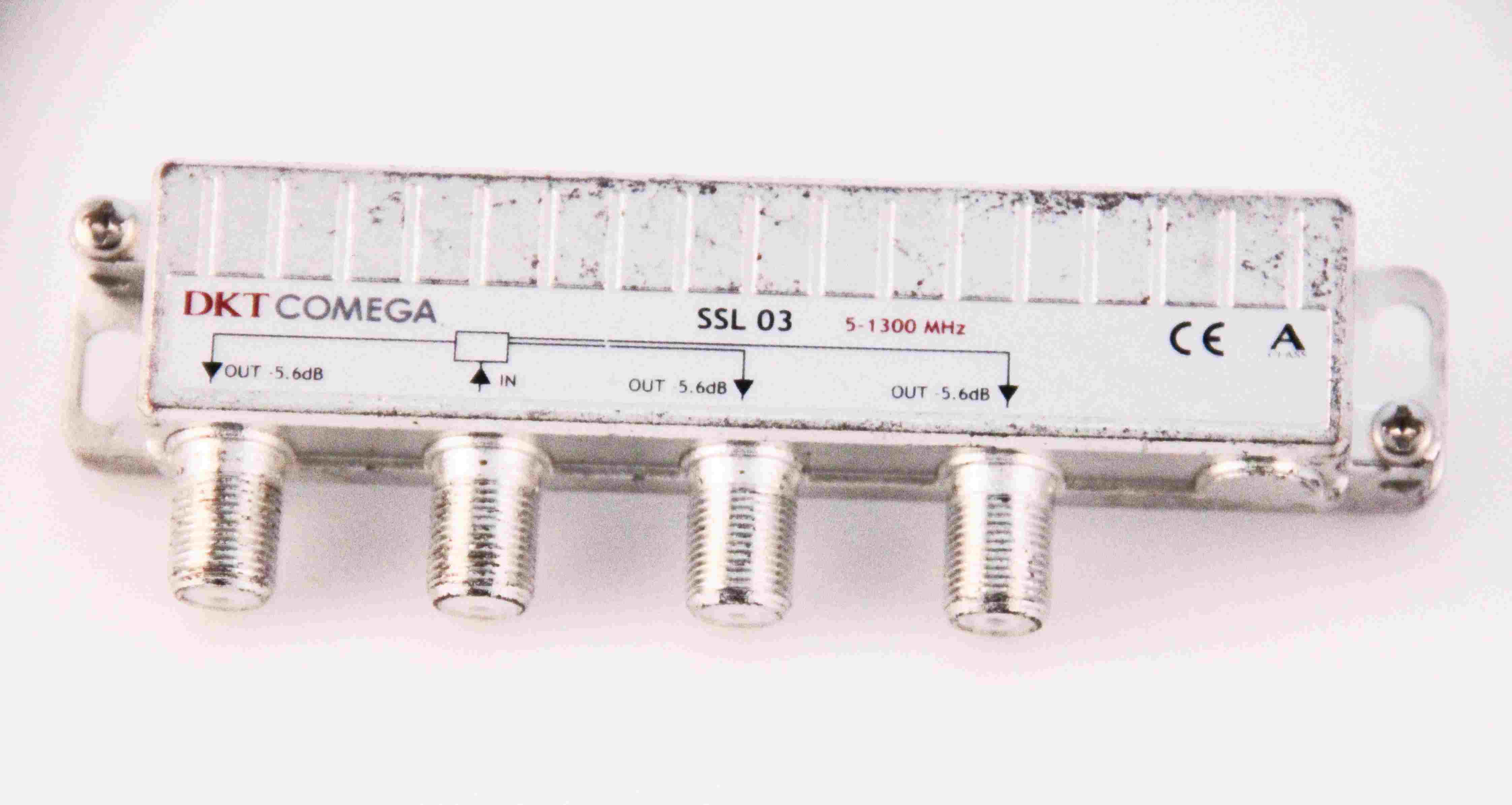 Jaotin 3:n 6.2dB, 5-1300MHz