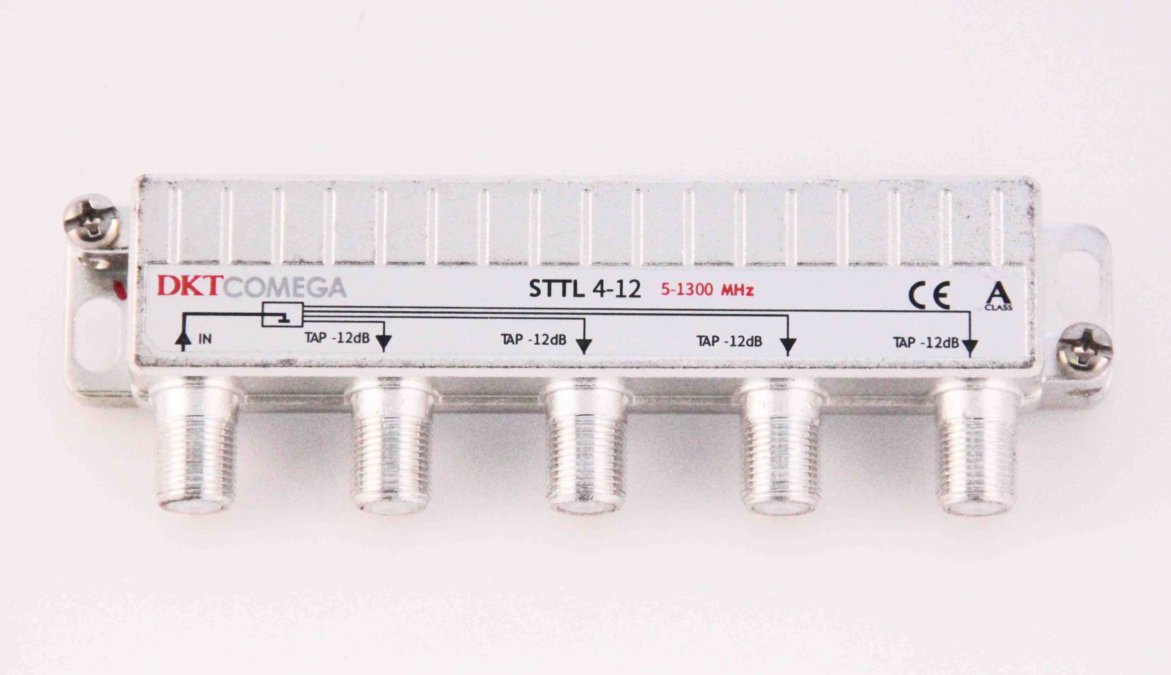 Haaroitin 4:n 12dB päättyvä, 5-1300MHz