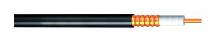 HCAAYZ-50-12, ½” HFFR B2ca s1a,d1,a1 korrugoitu antennikaapeli, 250m kela