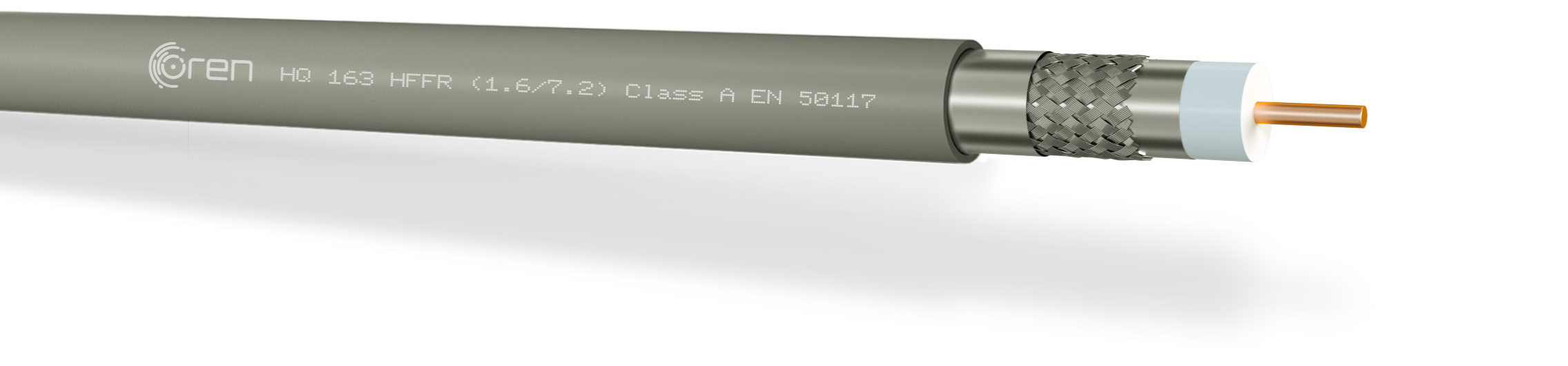 Antennikaapeli RG11 A HFFR Dca, s2-d1-a1 500m kela