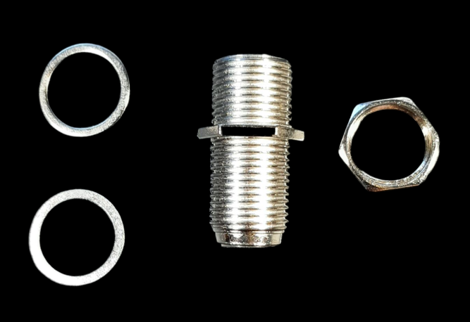 F-runkoliitin+mutteri 10kpl paketti