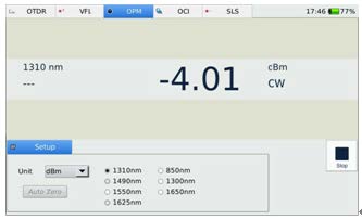 PM100 Optinen tehonmittaus MTP-200 Sarjan tutkalle Optio