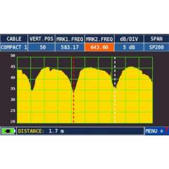 opt HD COAX CABLE REFLECTOMETER (TAB 5 ULTRA)